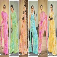 Vallabhi Ikshita Vol-6 Wholesale Georgette Fabrics Ethnic Sarees