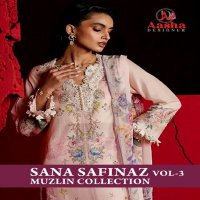 Aasha Sana Safinaz Vol-3 Wholesale Muzlin Pakistani Concept Suits