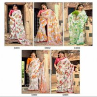 Kashvi Urvi Wholesale Weightless Fabrics Indian Sarees