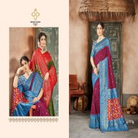 Shubh Shree Sukanya Aari Wholesale Velvet Tusser Silk Ethnic Sarees