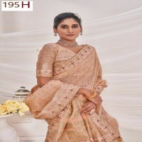 SumitraSachi 195A To 195H Wholesale Banarasi Zari Function Wear Sarees