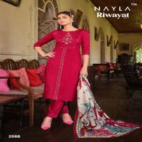 Nayla RIwayat Vol-2 Wholesale Fully Stitched 3 Piece Salwar Suits