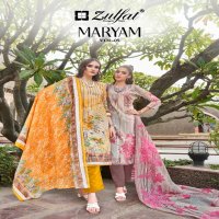 ZULFAT MARYAM VOL 5 POPULAR DESIGN COTTON EXCLUSIVE PRINT KURTI PANT WITH DUPATTA