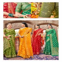 Lifestyle Wedding Gift Vol-7 Wholesale Nylon Sattin Festive Sarees