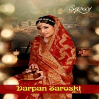 Saroj Darpan Saroski Vol-5 Wholesale Soft Organza With Swaroski Sarees