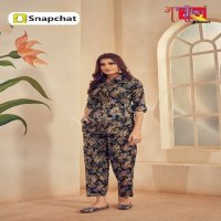 Ambika Snapchat Wholesale Modal Mil Foil Print Cord Sets