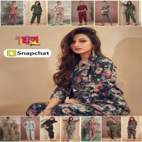 Ambika Snapchat Wholesale Modal Mil Foil Print Cord Sets