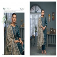 Radhika Azara Black Berry Vol-11 Wholesale Blossom Cotton With Work Dress Material