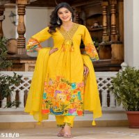 Afsana Mirja Roy Wholesale V Neck Readymade Suits Combo