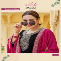 Aanchi Shizuka Wholesale Vichitra Top With Pant And Dupatta