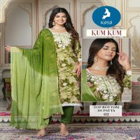 Kaya Kum Kum Wholesale 3 Piece Work Concept With Straight Cut