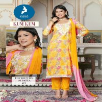 Kaya Kum Kum Wholesale 3 Piece Work Concept With Straight Cut