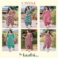 OSSM MAAHI VOL 3 FULLSTITCH AMAZING AFGHANI STYLE KURTI PANT