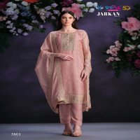 Vipul Jarkan Vol-5 Wholesale Shimmer Organza With Hand Swarovski Work Straight Suits