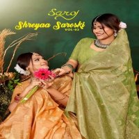 Saroj Shreyaa Saroski Vol-2 Wholesale Soft Organza Fabrics Sarees