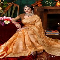 Saroj Shreyaa Saroski Vol-4 Wholesale Soft Organza Fabrics Sarees