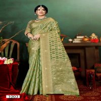 Saroj Shreyaa Saroski Vol-9 Wholesale Soft Organza Fabrics Sarees