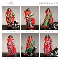 Rajtex Khimsaar Wholesale Mal Spun Handwoven Silk Sarees