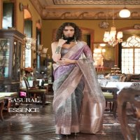 Sasural Essence Wholesale Banarasi Weave Organza With Digital Print Festive Sarees