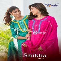 Bonie Shikha Vol-2 Wholesale 3 Piece Kurti With Pant And Dupatta