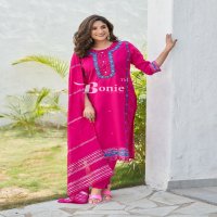 Bonie Shikha Vol-2 Wholesale 3 Piece Kurti With Pant And Dupatta