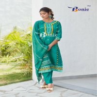 Bonie Shikha Vol-2 Wholesale 3 Piece Kurti With Pant And Dupatta