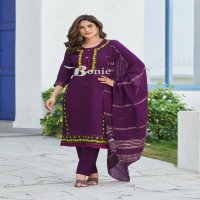 Bonie Shikha Vol-2 Wholesale 3 Piece Kurti With Pant And Dupatta