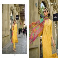 ZAVERI PRESENTS ALISHA PREMIUM COTTON PARTY WEAR EMBROIDERY WORK FULL STITCH 3PCS DRESS