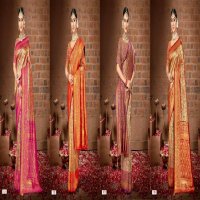 BUNAWAT SHEELA VOL 32 BANARASI SILK ZARI WEAVING SILK SARIS WHOLESALER