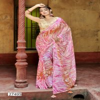 Vallabhi Varkala Wholesale Georgette Fabrics Indian Sarees