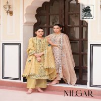 Sahiba Nilgar Wholesale Pure Cotton Lawn With Hand Work Salwar Suits