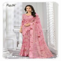 Ruchi Vidhya Vol-3 Wholesale Soft Linen Indian Sarees