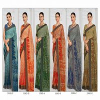 Ruchi Vidhya Vol-4 Wholesale Soft Linen Indian Sarees