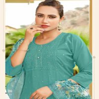 Aanchi Anshima Wholesale Roman Silk Top With Pant And Dupatta