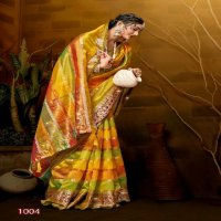 Saroj Kritika Saroski Vol-5 Wholesale Soft Organza With Saroski Work Sarees