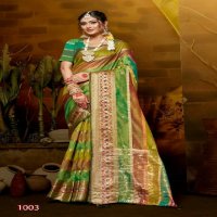 Saroj Kritika Saroski Vol-5 Wholesale Soft Organza With Saroski Work Sarees