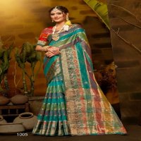 Saroj Kritika Saroski Vol-9 Wholesale Soft Organza With Saroski Work Sarees