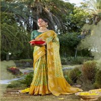 Vallabhi Suraj Ki Lalima Wholesale Brasso Fabrics Indian Sarees