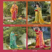 Vallabhi Suraj Ki Lalima Wholesale Brasso Fabrics Indian Sarees