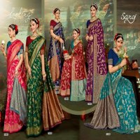 Saroj Swarn Moti Vol-3 Wholesale Soft Silk Fabrics Sarees