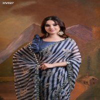 Fashion Berry Anjali Foil Wholesale Heavy Georgette Ethnic Sarees