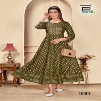 Blue Hills Womania Vol-10 Wholesale Flair Anarkali Kurtis