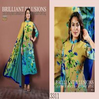 Vaishali Digital Printed Series 3300 Wholesale Pure Crepe Fabrics Dress Material