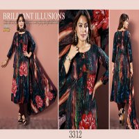 Vaishali Digital Printed Series 3300 Wholesale Pure Crepe Fabrics Dress Material