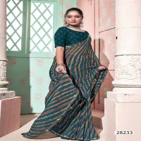 VALLABHI PRINTS BY LAHARIKA VOL 3 SUPERT HIT DESIGN GEORGETTE SAREE WITH BLOUSE