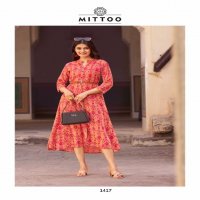 Mittoo Belt Vol-16 Wholesale Rayon Print With Belt Kurtis