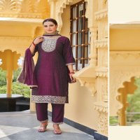 Aanchi Maitri Wholesale Rangila Silk Kurti With Pant And Dupatta