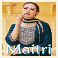 Aanchi Maitri Wholesale Rangila Silk Kurti With Pant And Dupatta