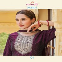 Aanchi Maitri Wholesale Rangila Silk Kurti With Pant And Dupatta