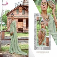 Right Women Calista Wholesale Two Tone Bright Full Swaroski Ethnic Sarees